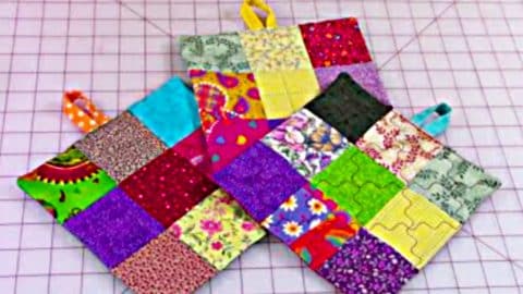 How To Make A 10-Minute Potholder | DIY Joy Projects and Crafts Ideas