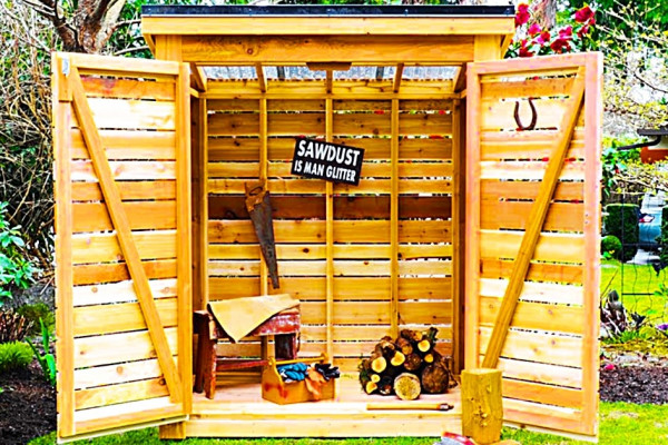 DIY Cedar Shed - How To Build A Shed - Easy Garden Shed Ideas