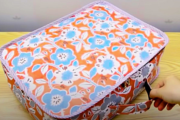 How To make A Fabric Suitcase - DIY Overnight Bag - DIY Soft Shell Suitcase Ideas