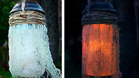 Halloween Swamp Lights From Mason Jars | DIY Joy Projects and Crafts Ideas