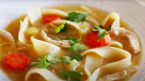30-Minute Chicken Noodle Soup Recipe | DIY Joy Projects and Crafts Ideas