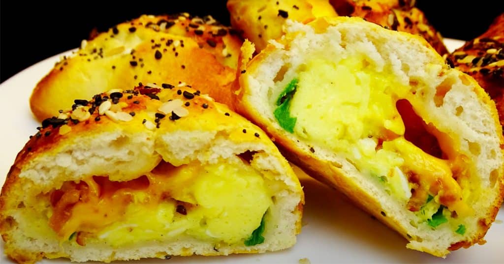 Air Fryer Breakfast Biscuit Bomb Recipes - Canned Biscuit Recipes - Air Fryer Recipes