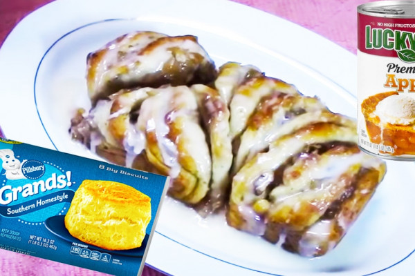 Apple And Walnut Pull Apart Loaf Recipe - Canned Biscuit Recipes - Apple Recipes