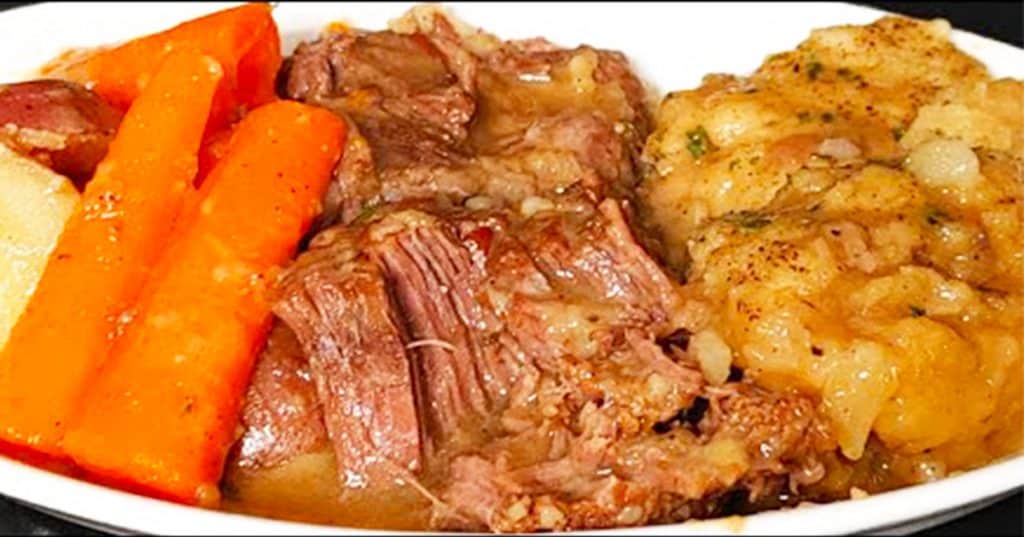 Braised Chuck Roast with Drop Dumplings Recipes - Chuck Roast Recipes - Beef Recipes