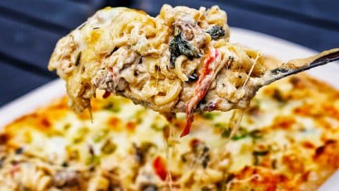 Cheesesteak Pasta Bake Recipe | DIY Joy Projects and Crafts Ideas