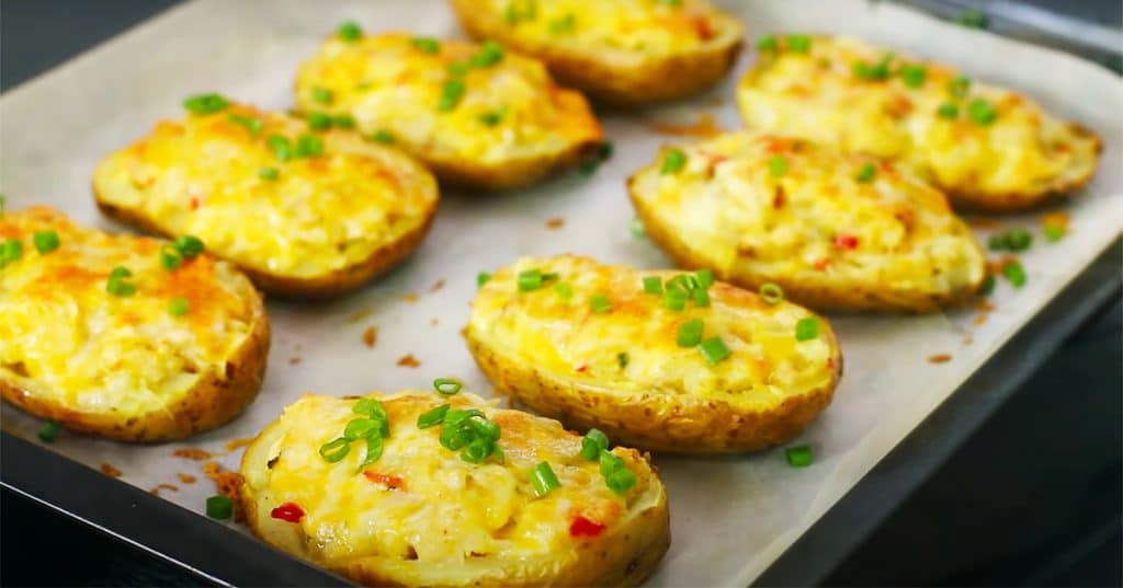 Chicken Stuffed Baked Potato Recipe - Potato Recipes - Chicken Recipes