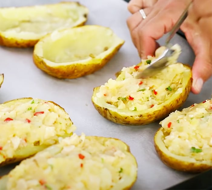 How to Make Chicken Stuffed Baked Potato - Homemade Recipes - Easy Side Recipes