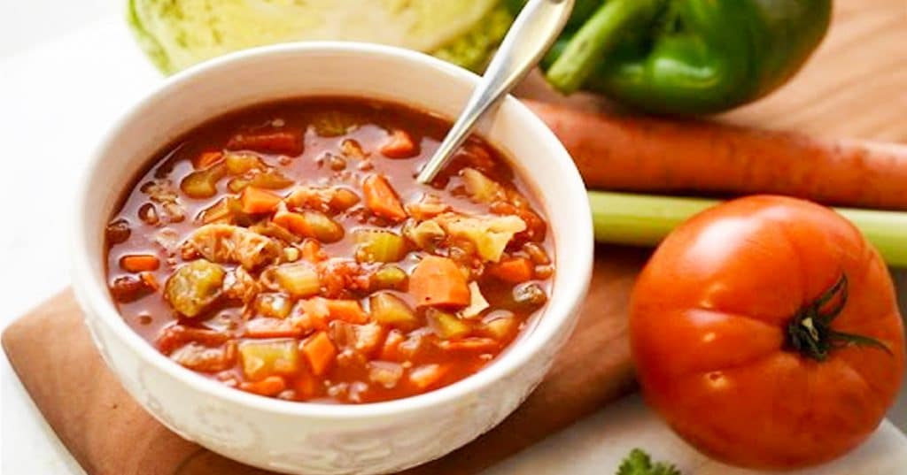 Crockpot Cabbage Soup Recipe - Crockpot Recipes - Vegetarian Recipes