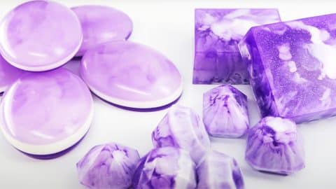 DIY Amethyst Melt And Pour Soap | DIY Joy Projects and Crafts Ideas