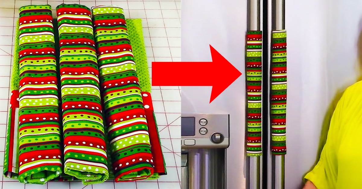 HOW to Crochet FRIDGE HANDLE COVER [COMPLETE PATTERN in English] - [DIY] -  032 