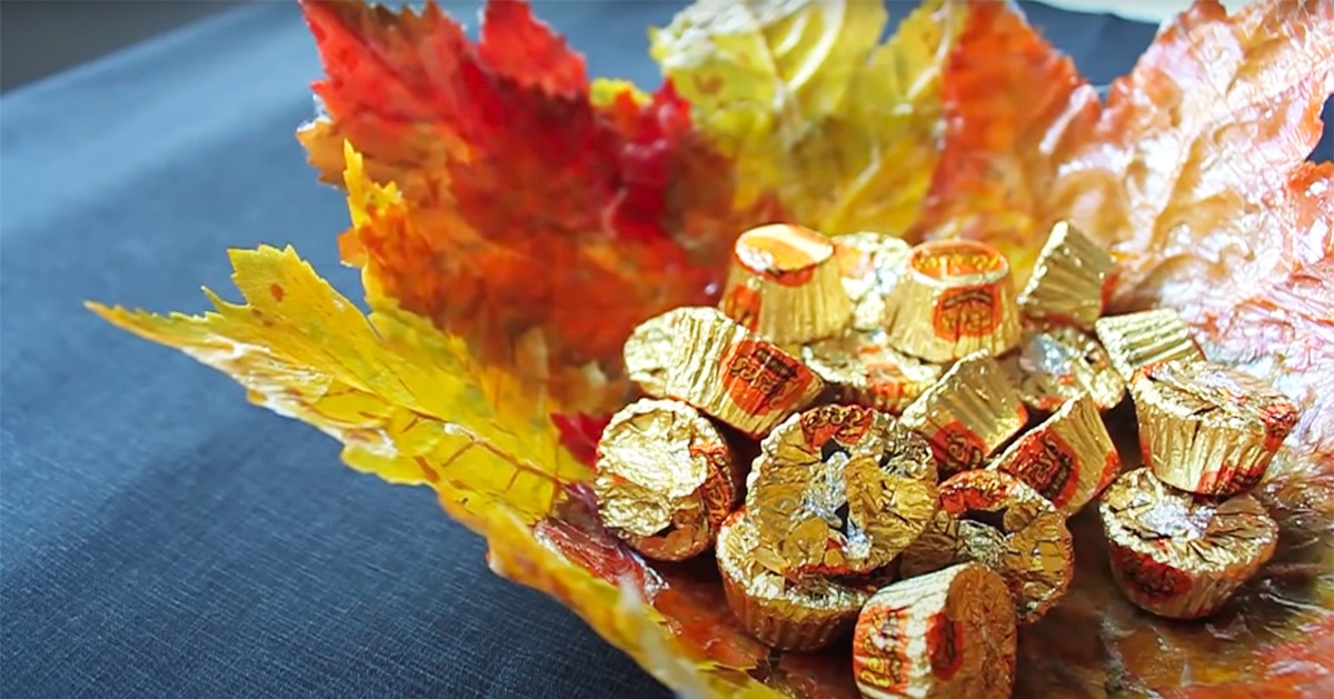 DIY Leaf Bowl | DIY Joy Projects and Crafts Ideas