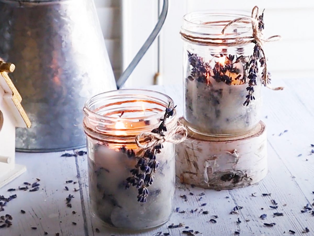 Farmhouse DIY Lavender Candle Melts