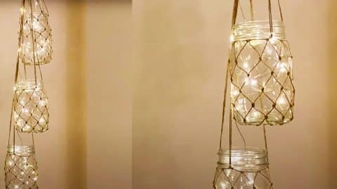 DIY Hanging Mason Jar Lantern | DIY Joy Projects and Crafts Ideas