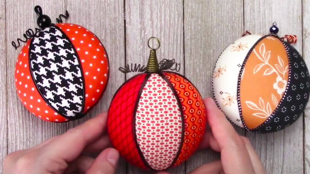 Chintz Fabric Christmas Ornament DIY - No Sewing, No Gluing - Pender &  Peony - A Southern Blog