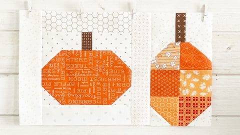 DIY Pumpkin Patched Block | DIY Joy Projects and Crafts Ideas
