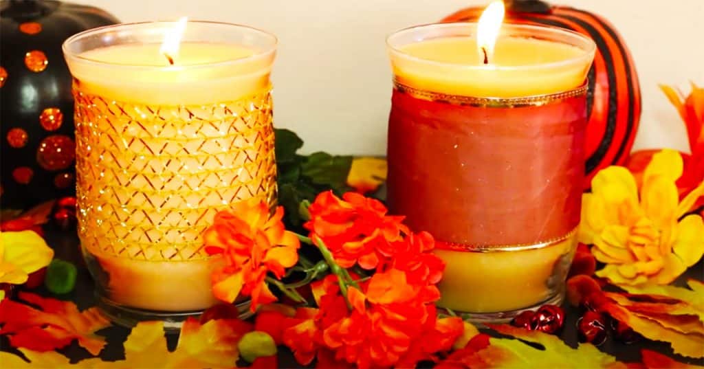 DIY Pumpkin Spice And Banana Bread Candles - DIY Candles - DIY Fall Candles