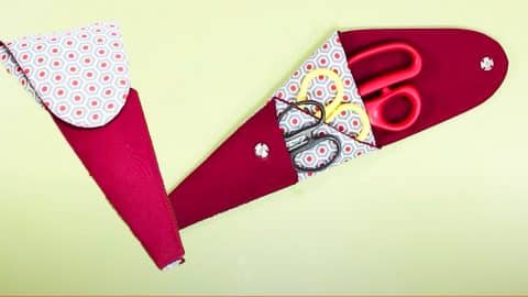 DIY Scissors Pouch Holder | DIY Joy Projects and Crafts Ideas
