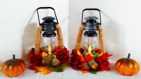 Dollar Tree DIY Fall Lanterns | DIY Joy Projects and Crafts Ideas