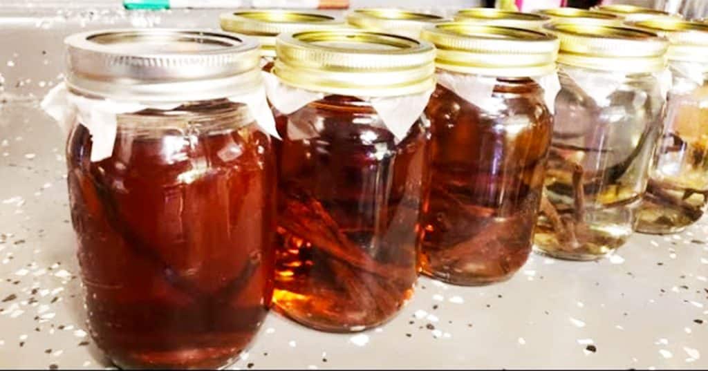 Homemade Vanilla Extract for Holiday Gift Idea - Vanilla Extract Recipe - Homemade Gift Ideas