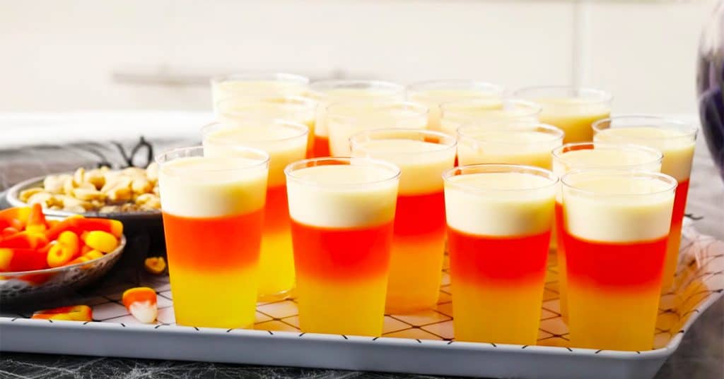 How To Make Candy Corn Jello Shots - Jello Shots Recipe - Candy Corn Recipes