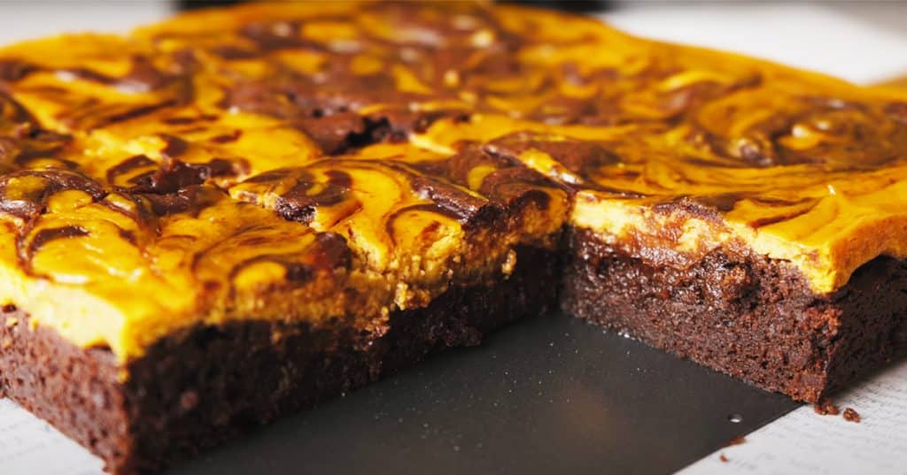How To Make Pumpkin Cheesecake Brownies - Brownies Recipe - Cheesecake Recipe