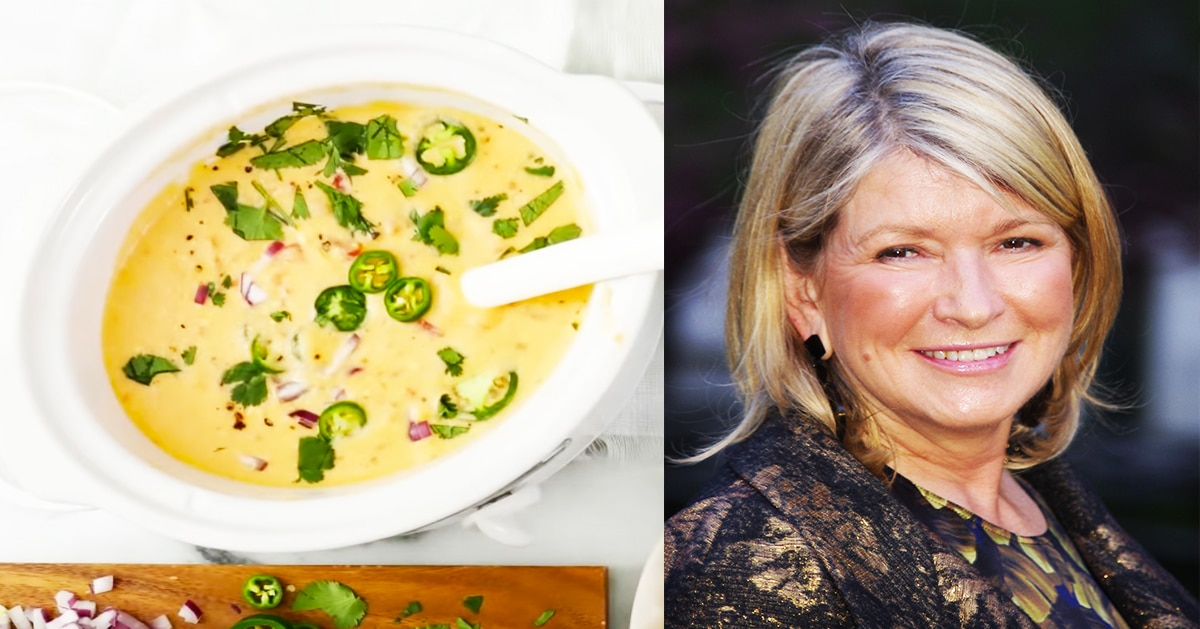 Martha Stewart's Slow Cooker Queso Recipe