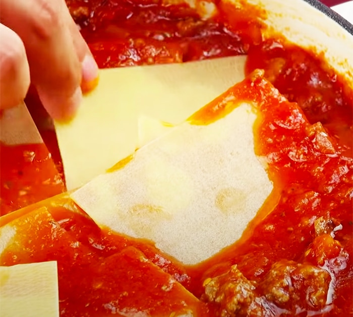 How To Make Lasagna in One Pot - Pasta Recipes - Italian Recipes
