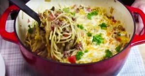 One-Pot Taco Spaghetti Recipe