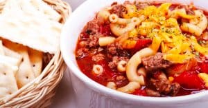 Poor Man’s Beef and Macaroni Soup Recipe