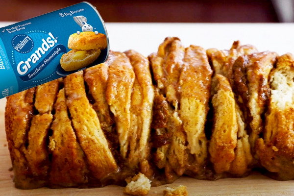 Pumpkin Pull Apart Loaf Bread Recipe - Pull Apart Bread Recipes - Bread Recipes