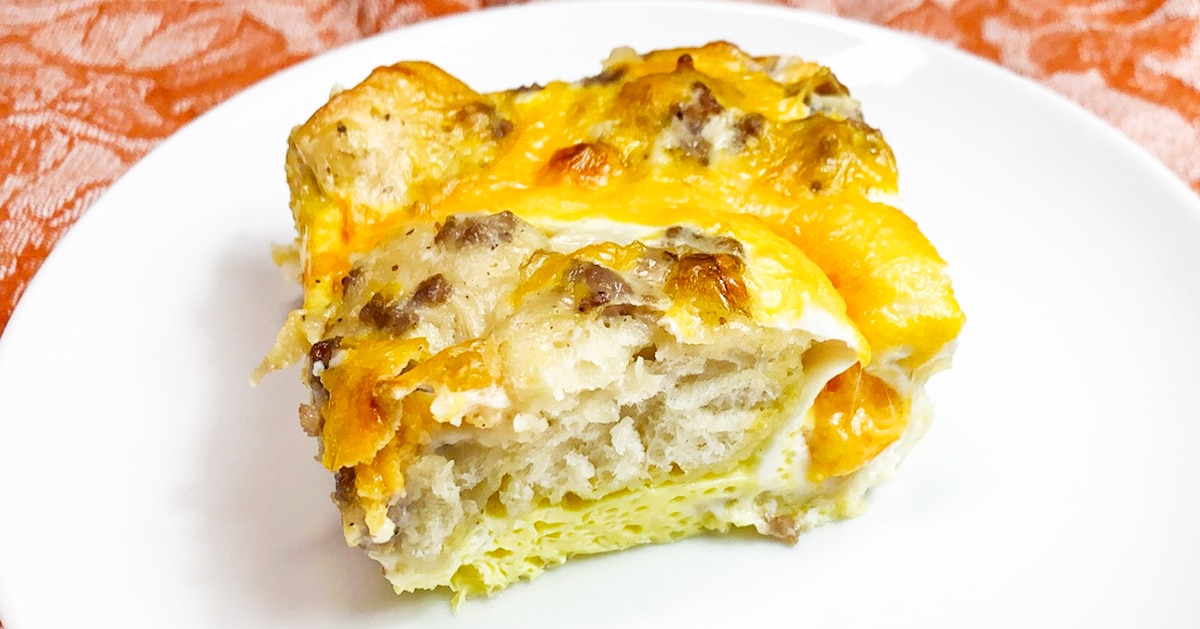 Sausage Gravy, Biscuit, And Egg Casserole Recipe