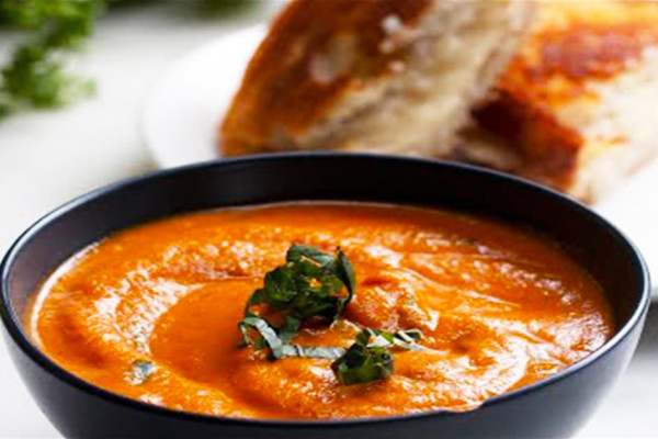 Slow Cooker Tomato Basil Soup Recipe - Soup Recipes - Crockpot Recipes