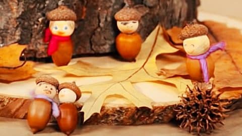 How To Make Seasonal Acorn People | DIY Joy Projects and Crafts Ideas