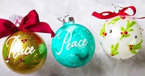 How To Make Alcohol Ink Glitter Ornaments