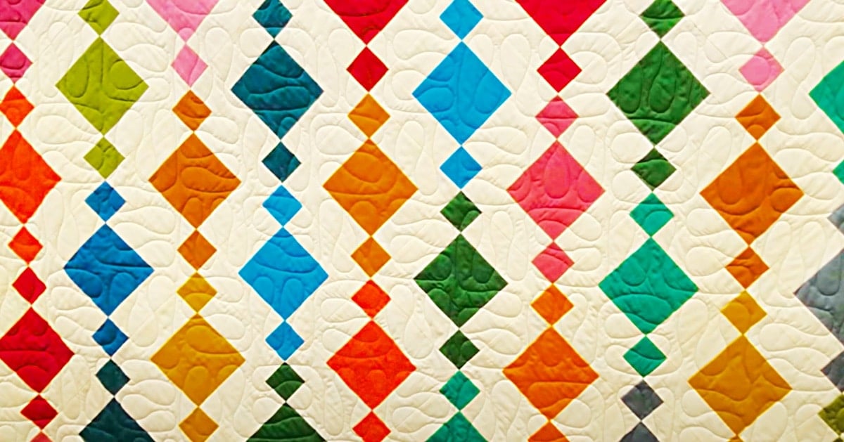 Donna Jordan's Beads Quilt With Free Pattern