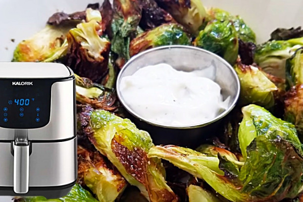 Air Fryer Brussels Sprouts Recipe - Side Dish Ideas - Vegetarian Meals