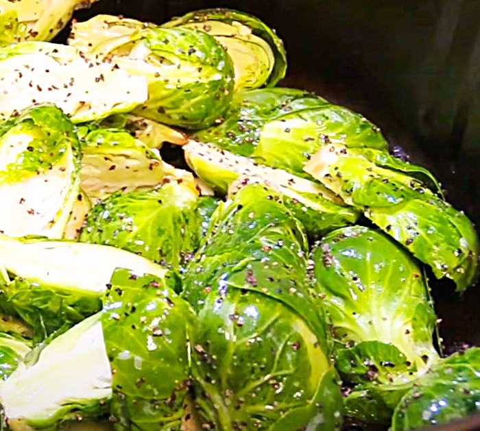 Air Fryer Brussels Sprouts Recipe - Side Dish Ideas - Vegetarian Meals