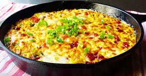 One-Pan Bacon Corn Cheesy Casserole Recipe