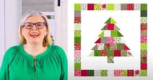 Christmas Quilt With Free Pattern