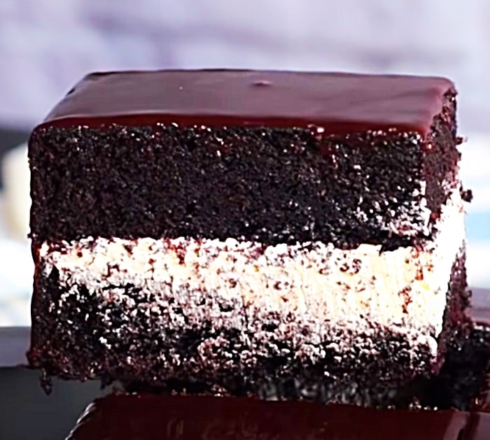 Ding Dong Cake Recipe - Easy dessert Ideas - Scratch Chocolate Cake