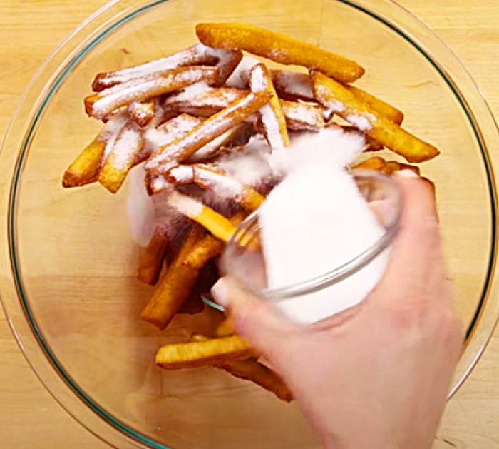 Copycat Dunkin Donut Fries - Sugar Donuts - Homemade Donut Recipe