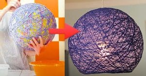 How To Make Globe Lights From Yarn