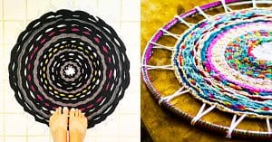 How To Make A Hula Hoop Rug