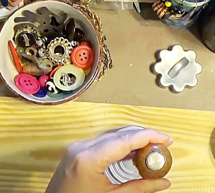Tin Can DIY - DIY Junk Wind Chime - Old Jewelry Wind Chime
