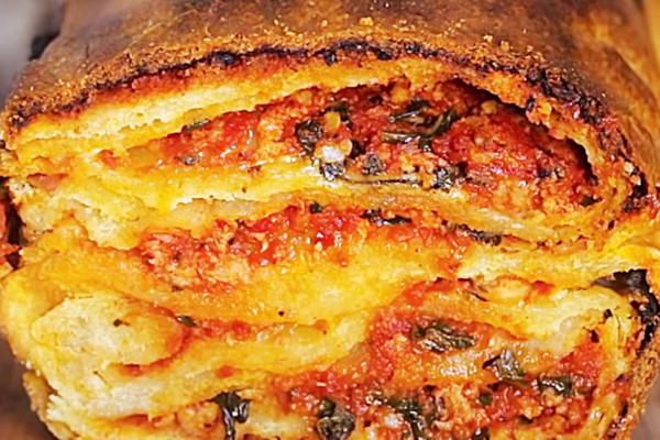 How To Make Lasagna Bread - Easy Lasagna Recipe Idea - Savory Bread Recipe