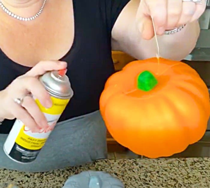 How To Make Mop Pumpkins - DIY Dollar Tree Ideas - Fall DIY Ideas