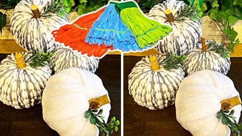 Dollar Tree DIY Mop Head Pumpkins | DIY Joy Projects and Crafts Ideas