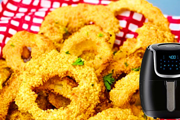 Air Fryer Onion Ring Recipe - Easy Air Fryer Onion Rings - Air Fryer Ideas