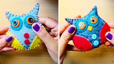 How To Make Felt Owl Fridge Magnets | DIY Joy Projects and Crafts Ideas