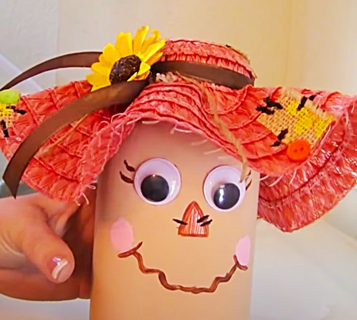 Scarecrow Craft - Dollar Tree Ideas - DIY Fall Decor